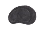Venture Home Sten Wool Blend w Cloth backing - 50*75-  -Oval -Dark grey