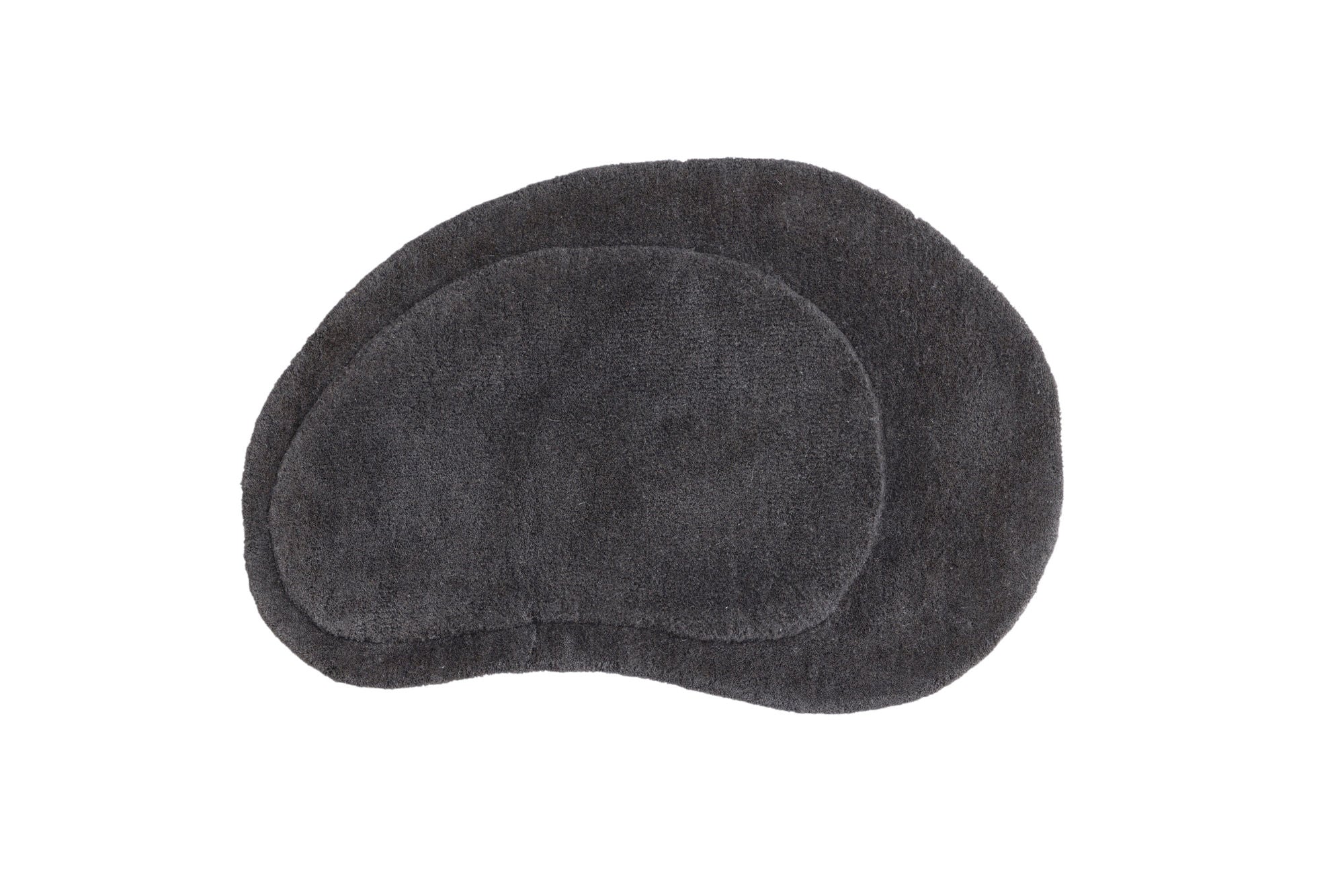 Venture Home Sten Wool Blend w Cloth backing - 50*75-  -Oval -Dark grey