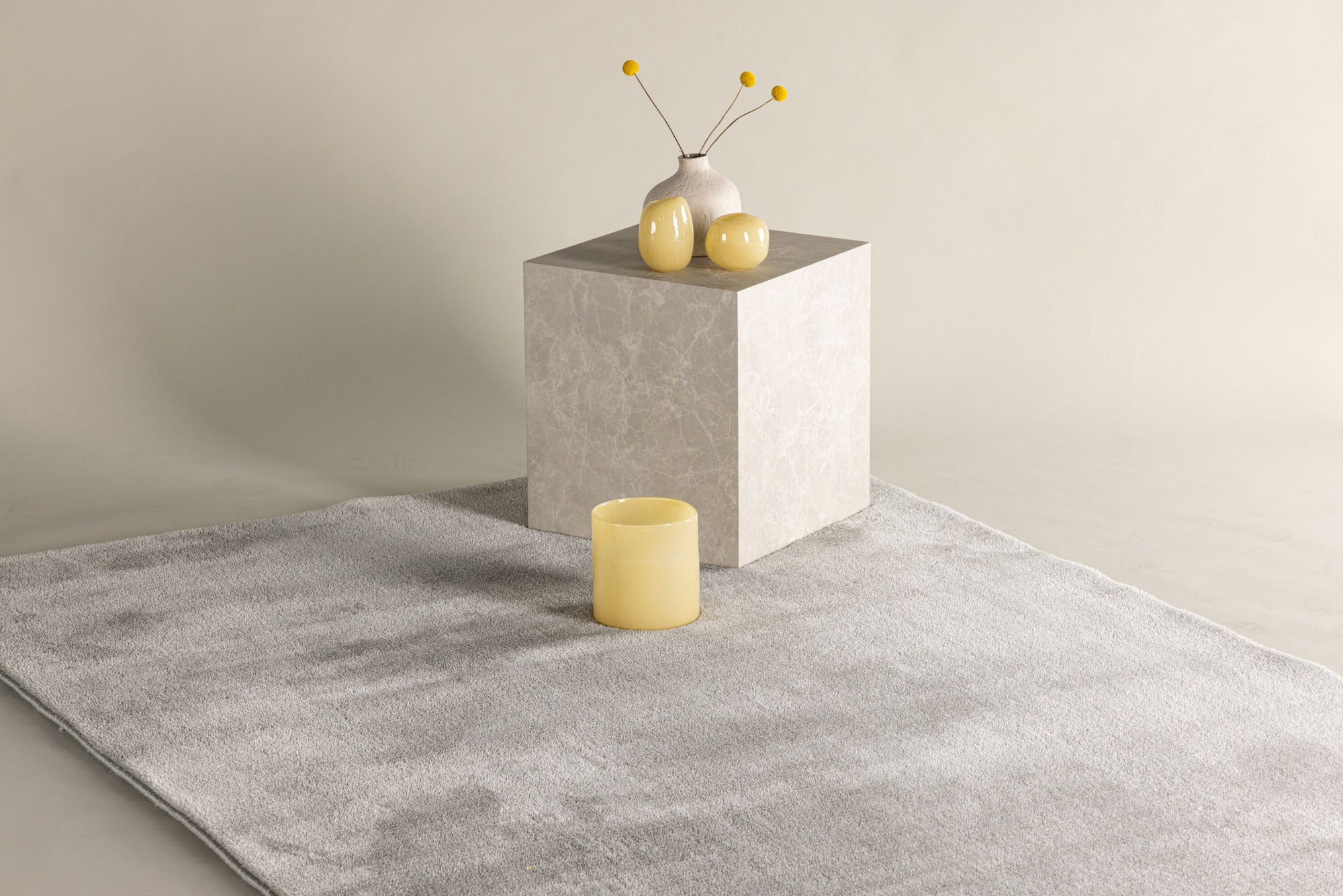 Venture Home Blanca Polyester - 230*160-  -Rectangular-Light grey
