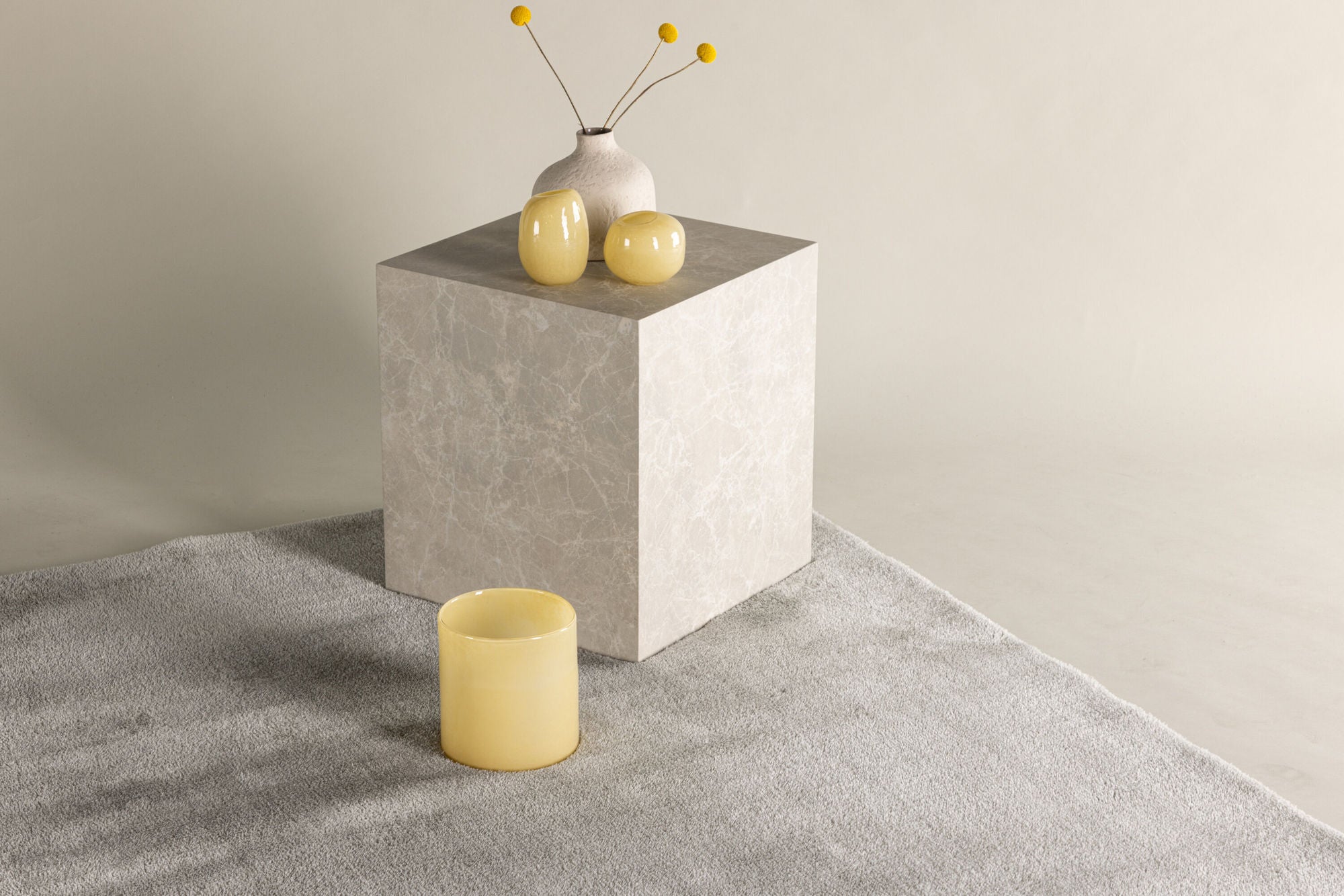 Venture Home Blanca Polyester - 230*160-  -Rectangular-Light grey
