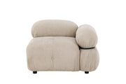 Venture Home Mika Module Sofa - hjørne - Black / Beige - Left