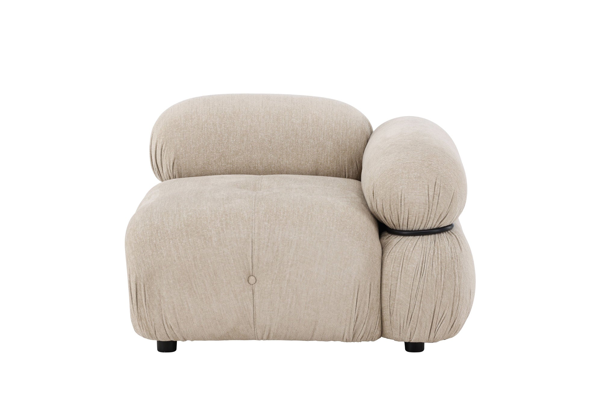 Venture Home Mika Module Sofa - hjørne - Black / Beige - Left