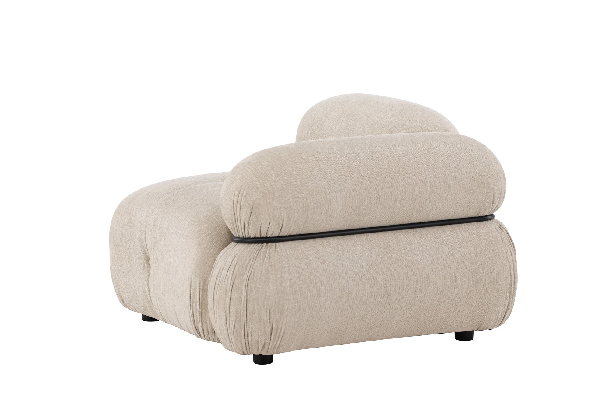 Venture Home Mika Module Sofa - hjørne - Black / Beige - Left