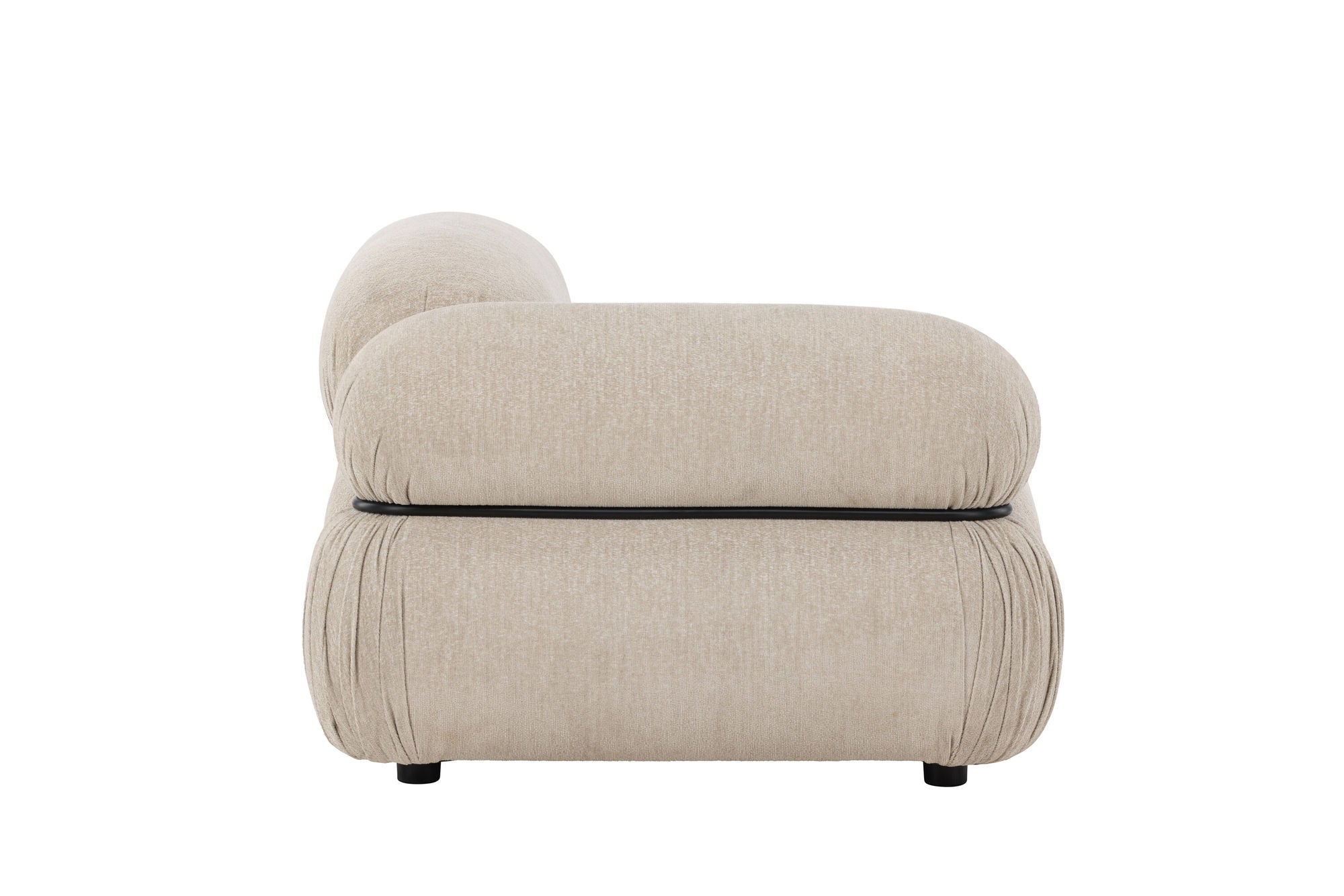Venture Home Mika Module Sofa - hjørne - Black /Beige - Right