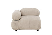 Venture Home Mika Module Sofa - hjørne - Black /Beige - Right