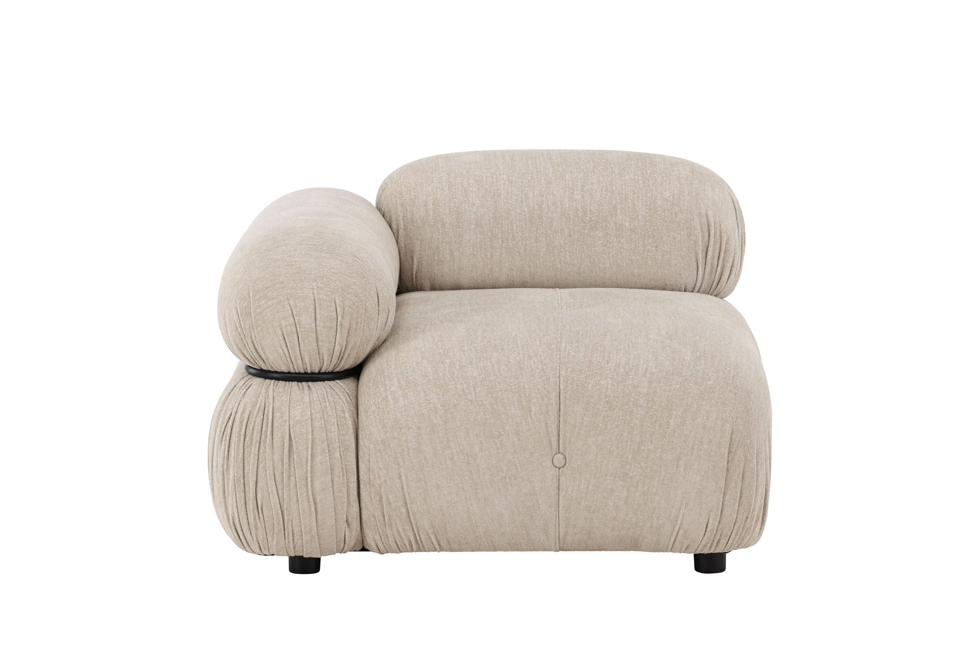 Venture Home Mika Module Sofa - hjørne - Black /Beige - Right
