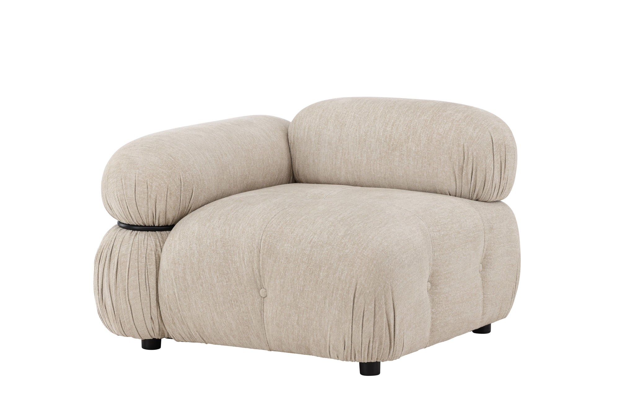 Venture Home Mika Module Sofa - hjørne - Black /Beige - Right