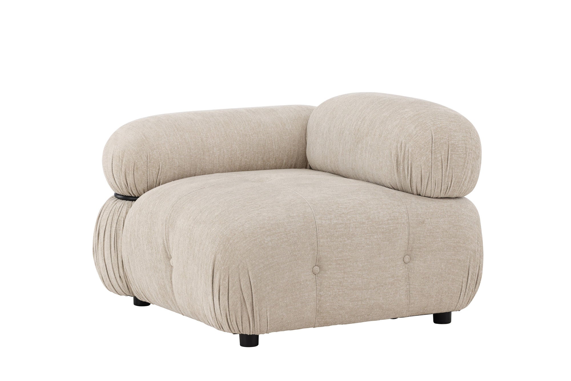 Venture Home Mika Module Sofa - hjørne - Black /Beige - Right