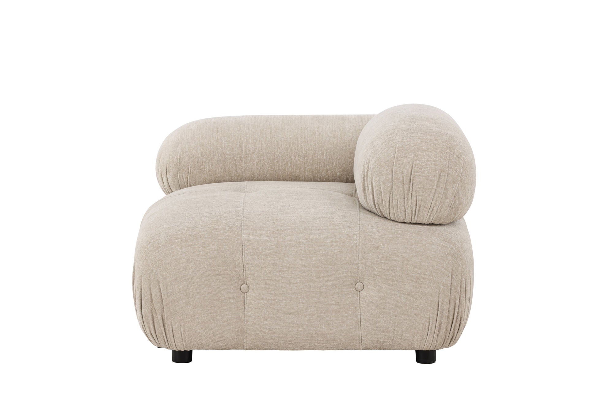 Venture Home Mika Module Sofa - hjørne - Black /Beige - Right