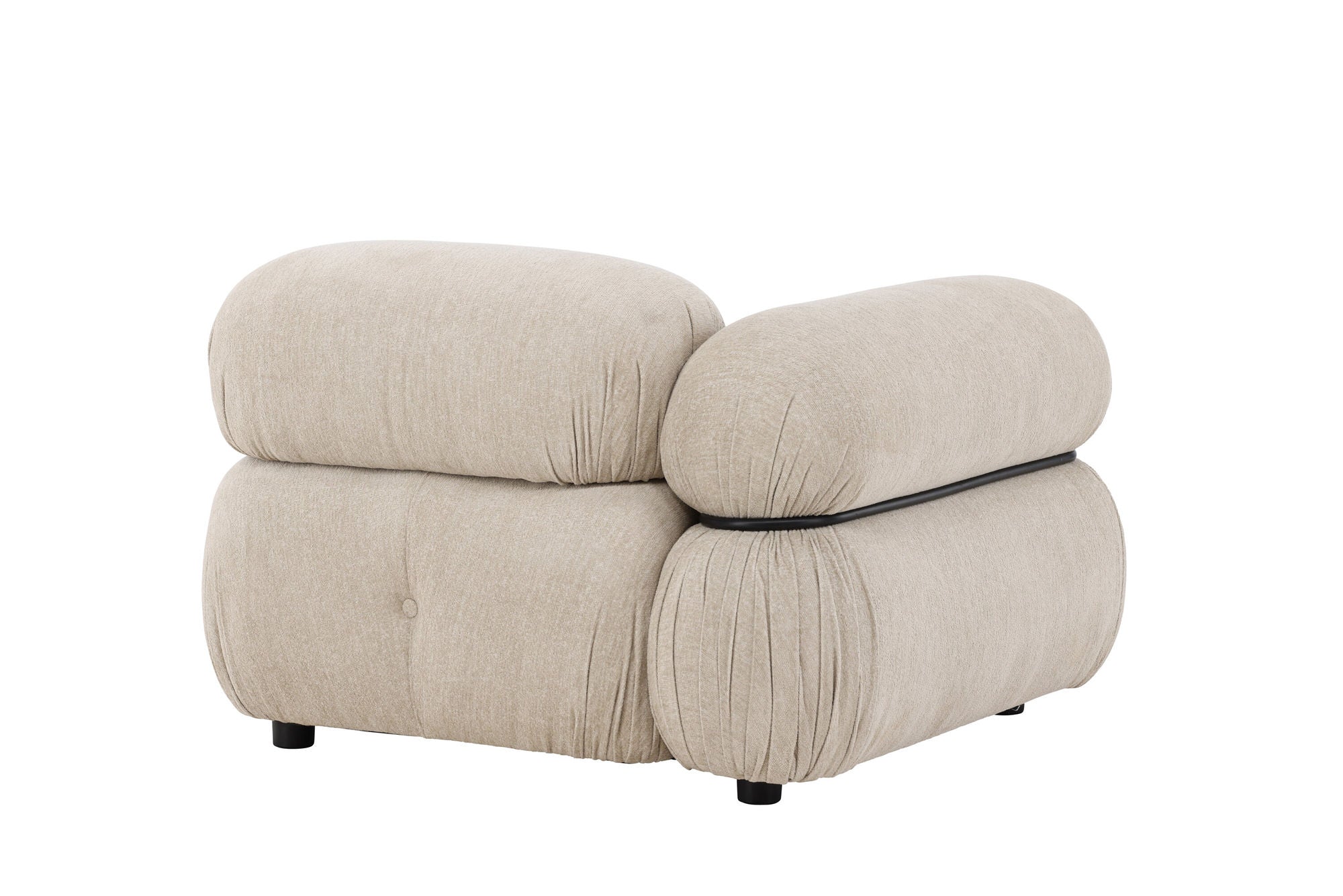 Venture Home Mika Module Sofa - hjørne - Black /Beige - Right