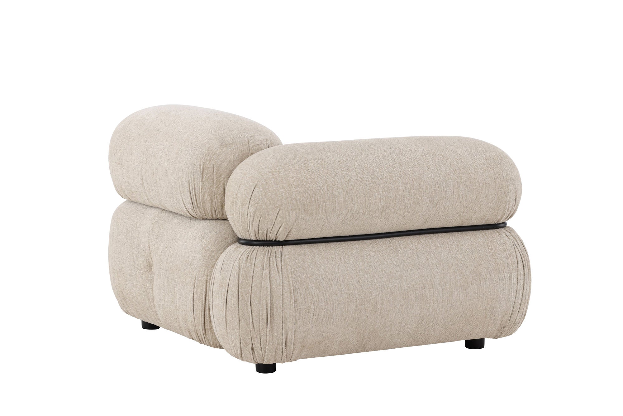 Venture Home Mika Module Sofa - hjørne - Black /Beige - Right