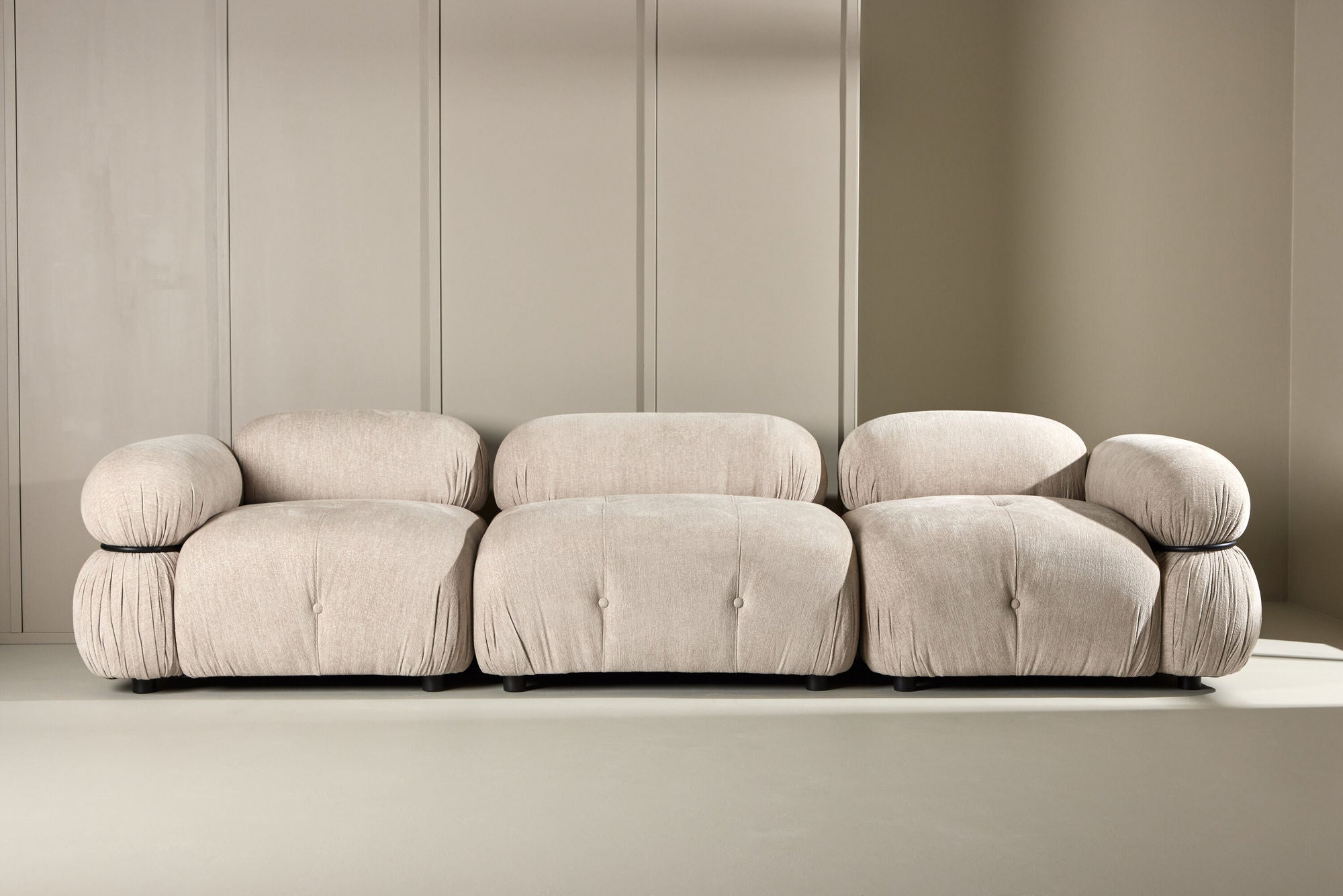 Venture Home Mika Module Sofa - hjørne - Black /Beige - Right