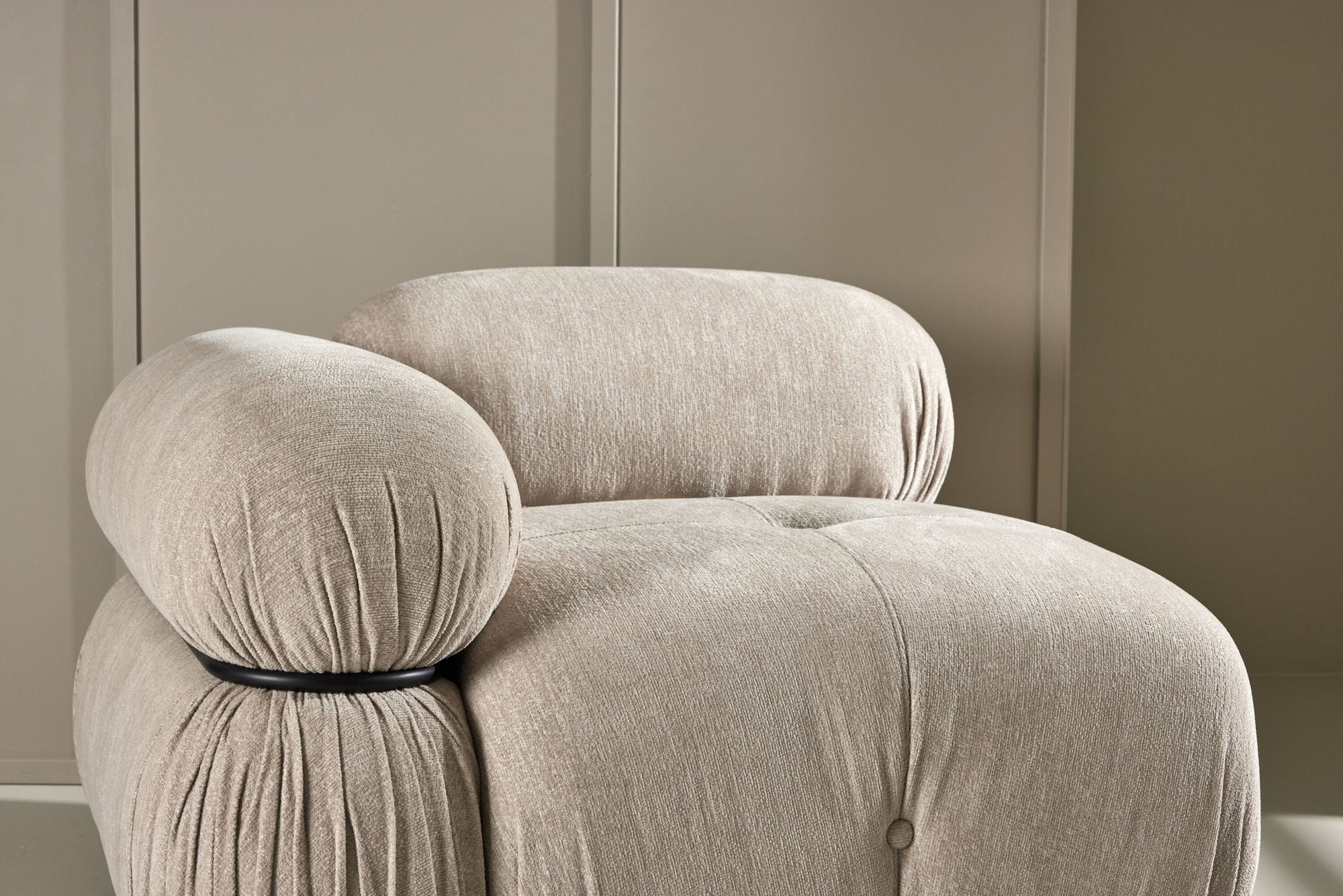 Venture Home Mika Module Sofa - hjørne - Black /Beige - Right