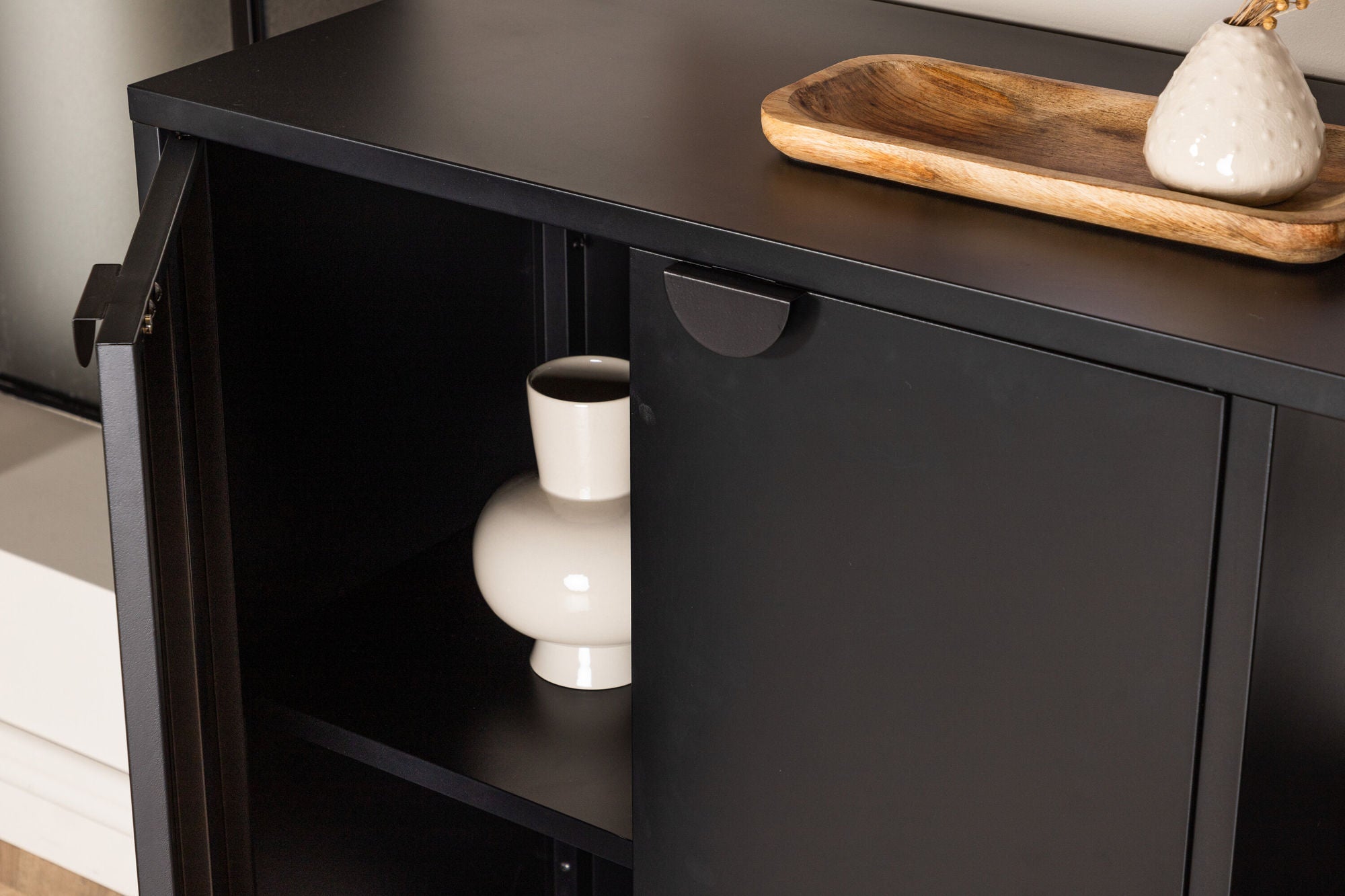 Venture Home Piring skab - Black / Black - Ersätter 15623-208