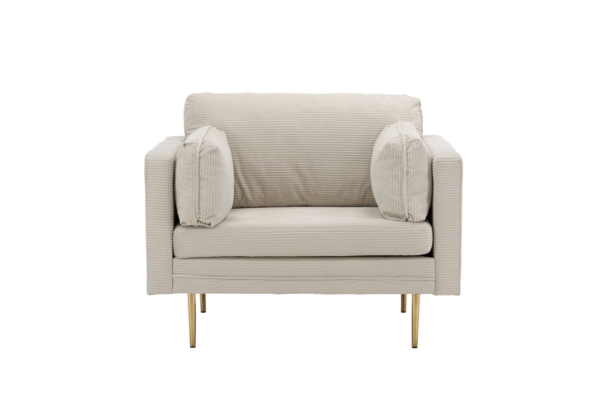 Venture Home Boom - Single stol Corduroy - Light Grey