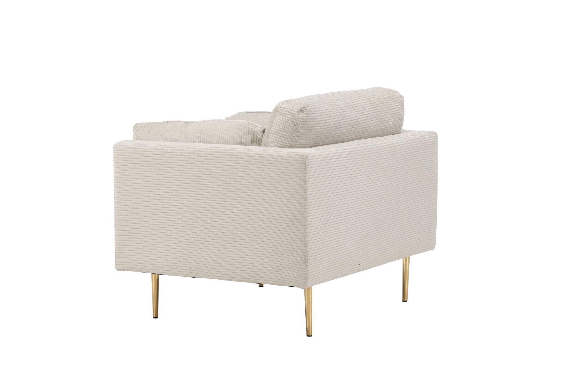 Venture Home Boom - Single stol Corduroy - Light Grey