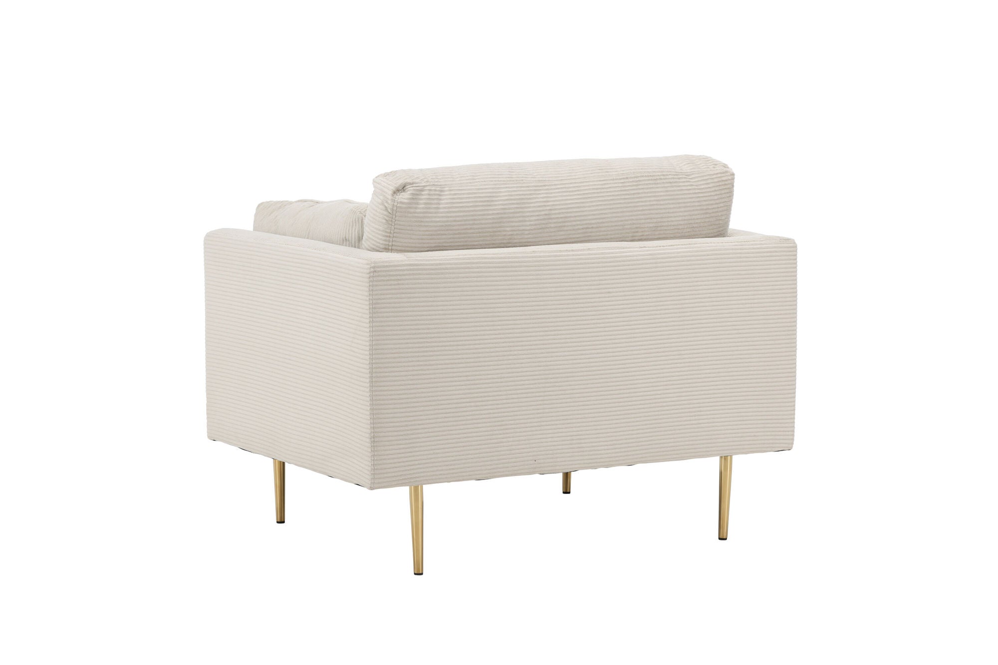 Venture Home Boom - Single stol Corduroy - Light Grey