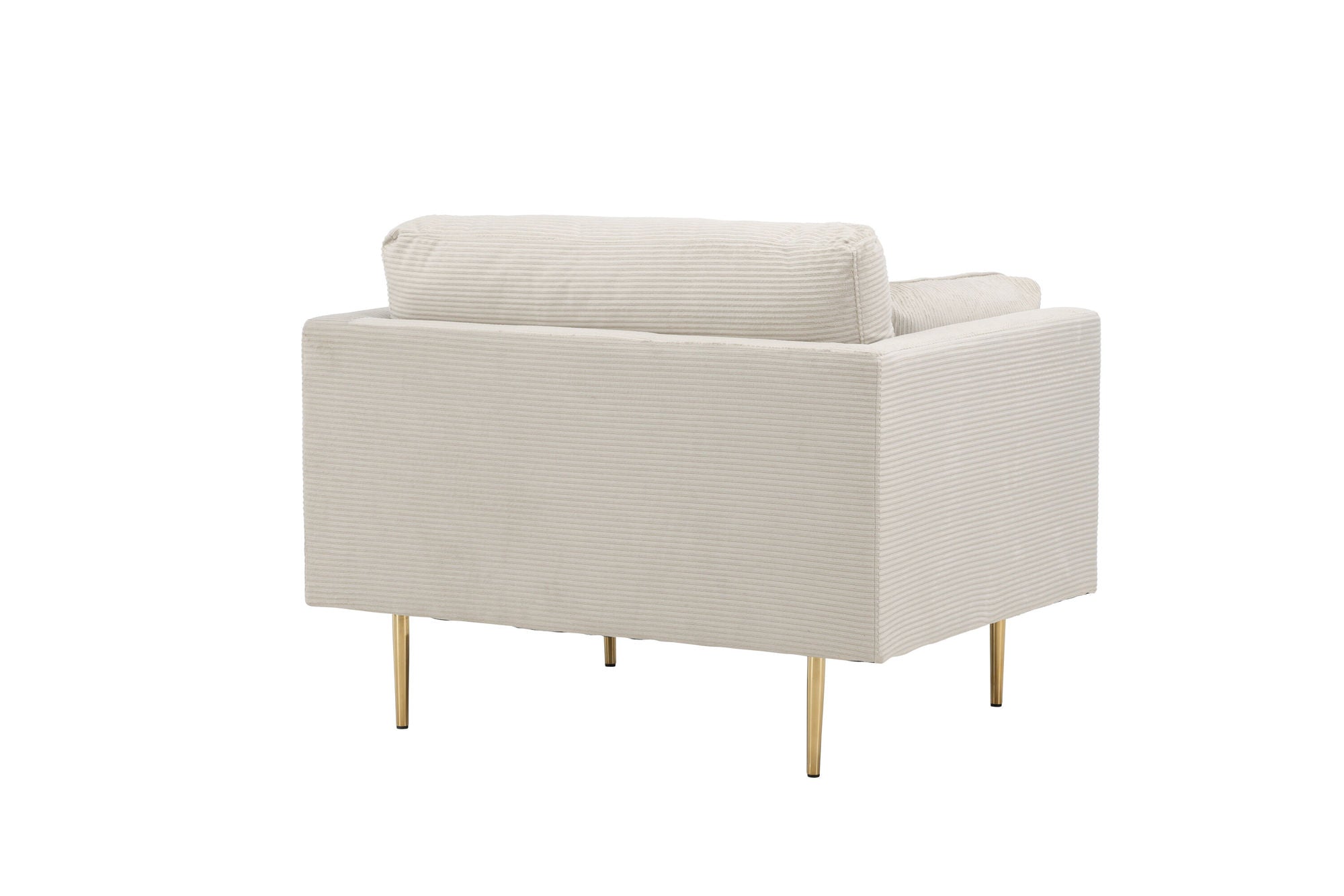 Venture Home Boom - Single stol Corduroy - Light Grey