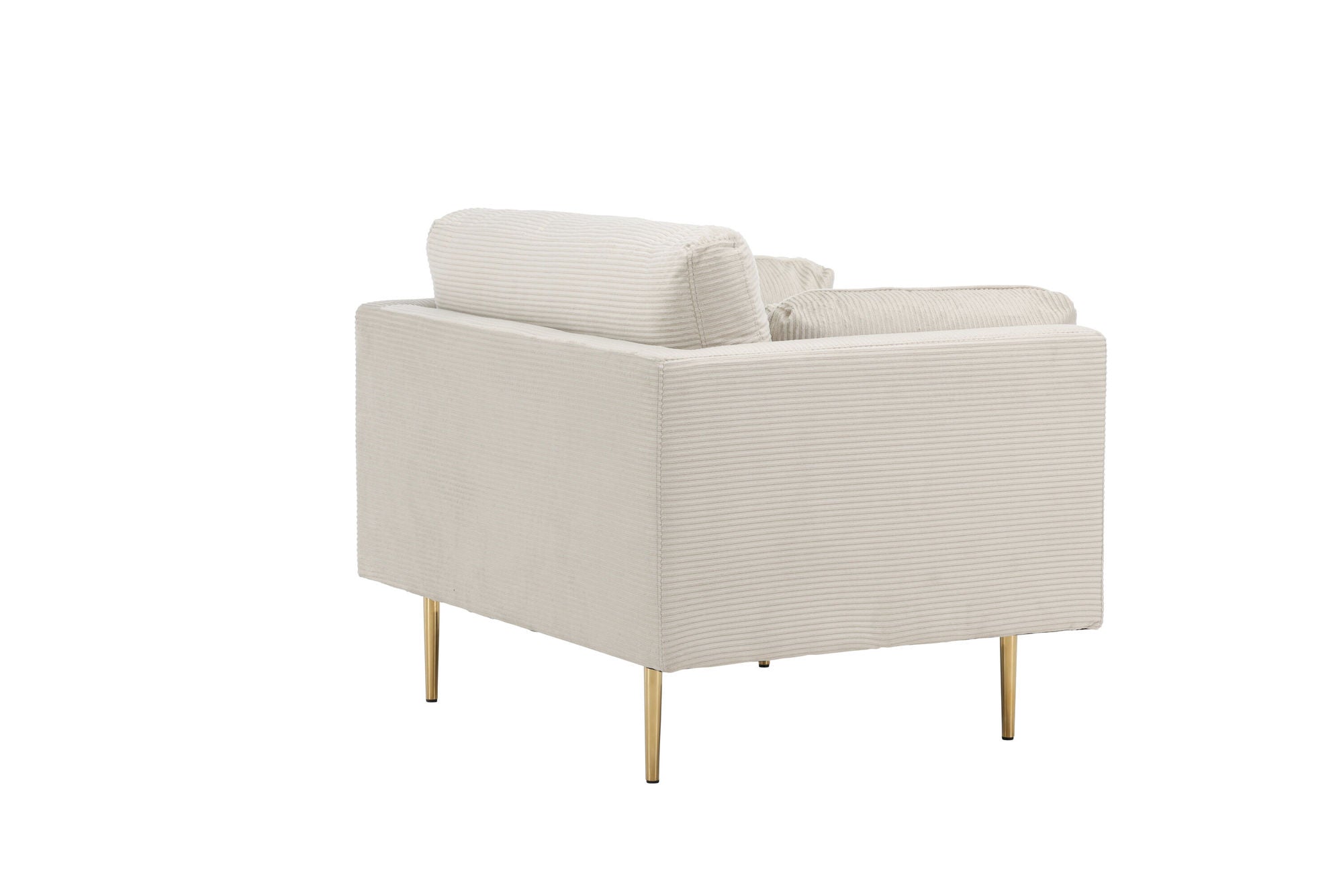 Venture Home Boom - Single stol Corduroy - Light Grey