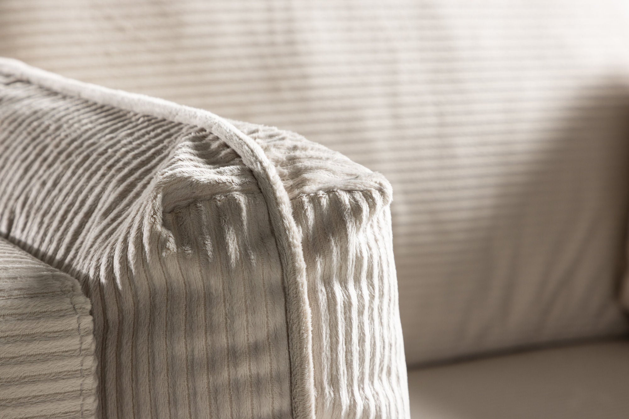Venture Home Boom - Single stol Corduroy - Light Grey