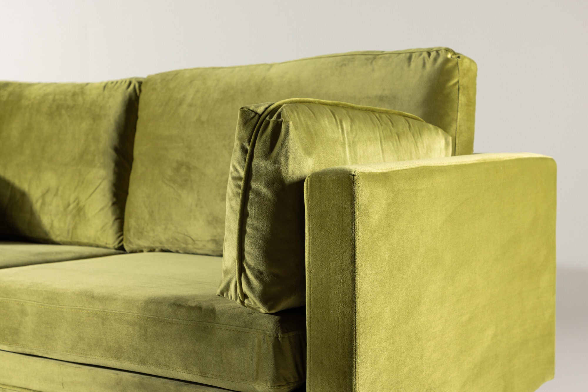 Venture Home Boom - 3 seat sofa Velvet - Spring Green