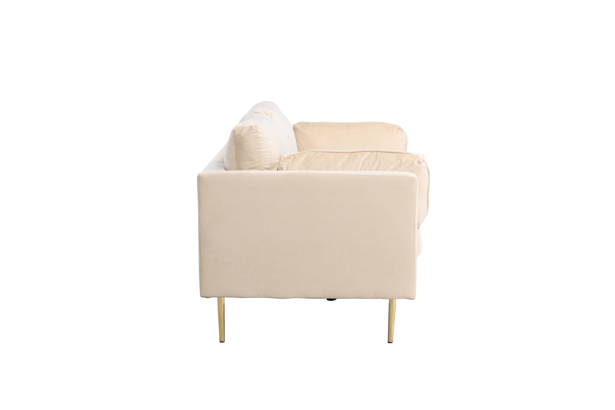 Venture Home Boom - 3 seat sofa Velvet - Creme