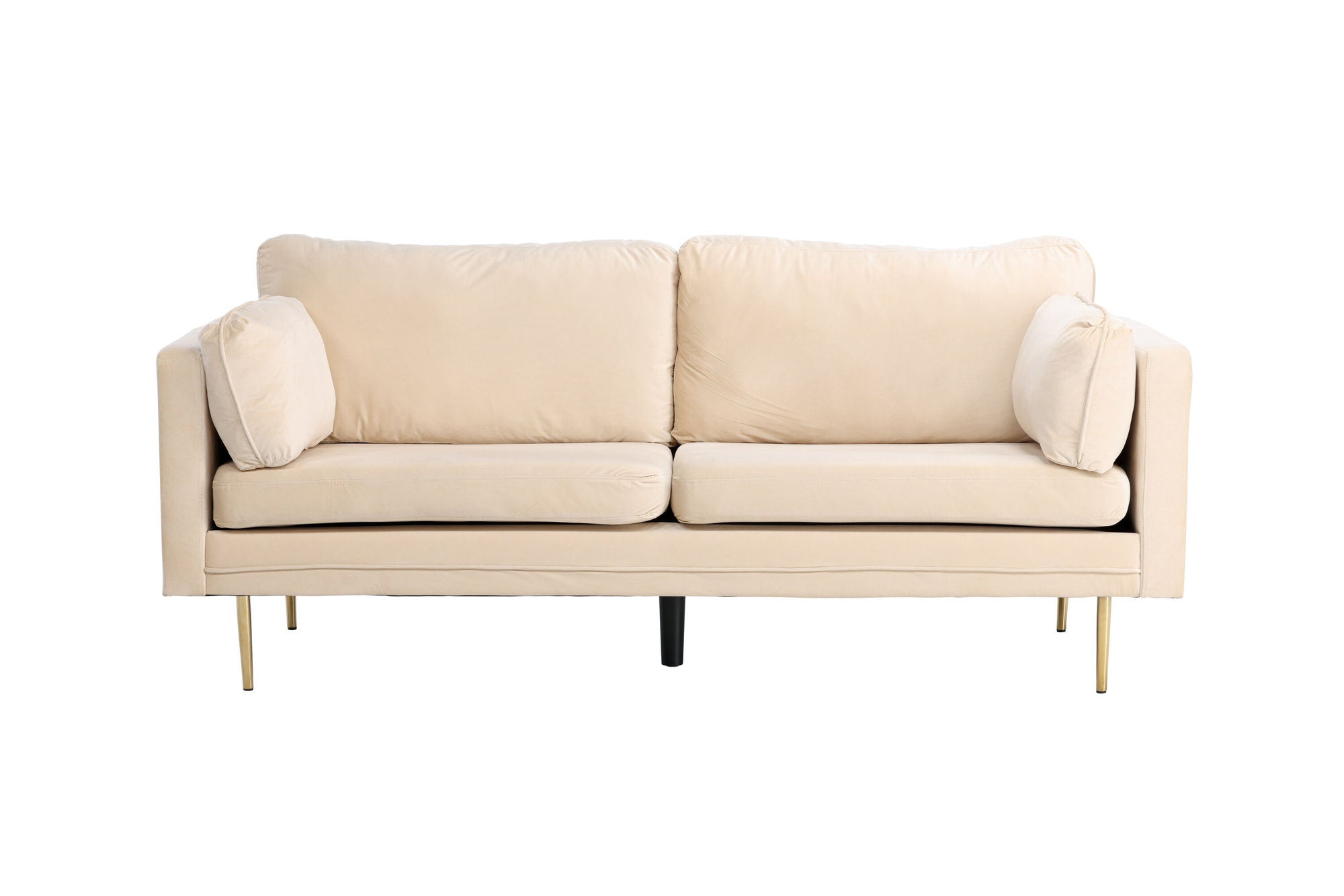 Venture Home Boom - 3 seat sofa Velvet - Creme