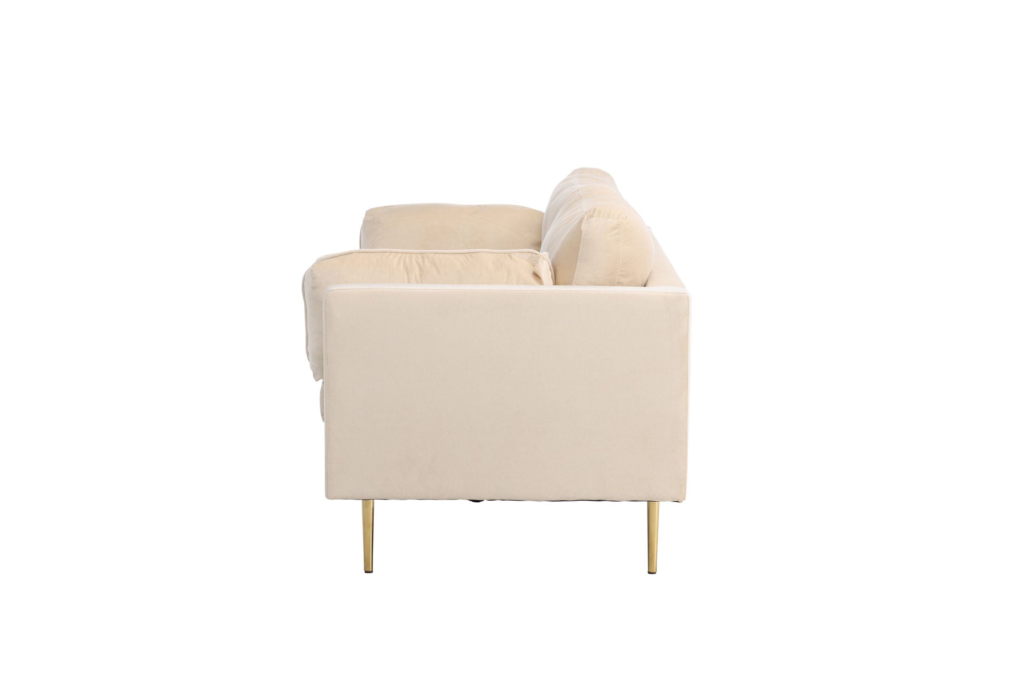 Venture Home Boom - 3 seat sofa Velvet - Creme