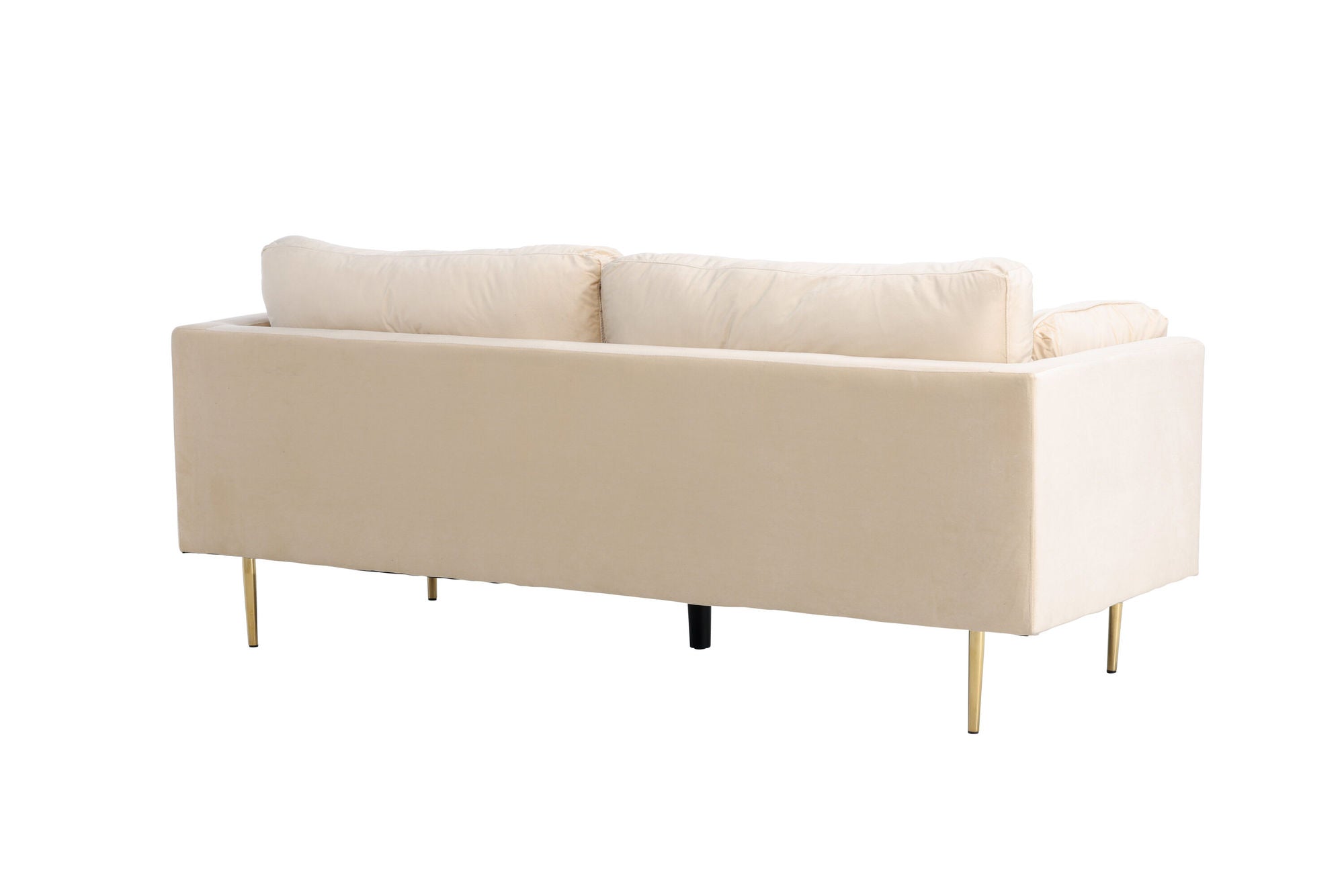 Venture Home Boom - 3 seat sofa Velvet - Creme