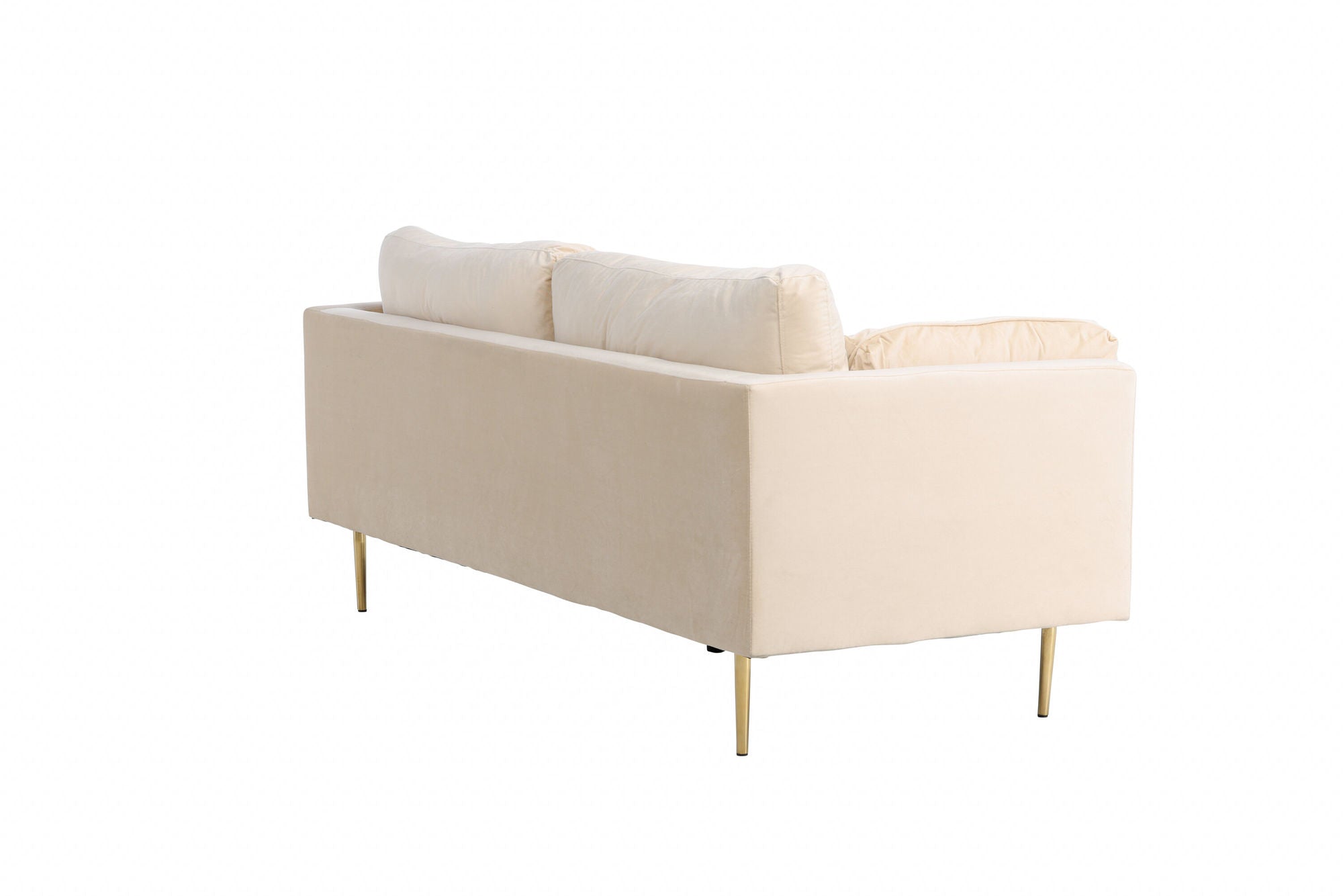 Venture Home Boom - 3 seat sofa Velvet - Creme