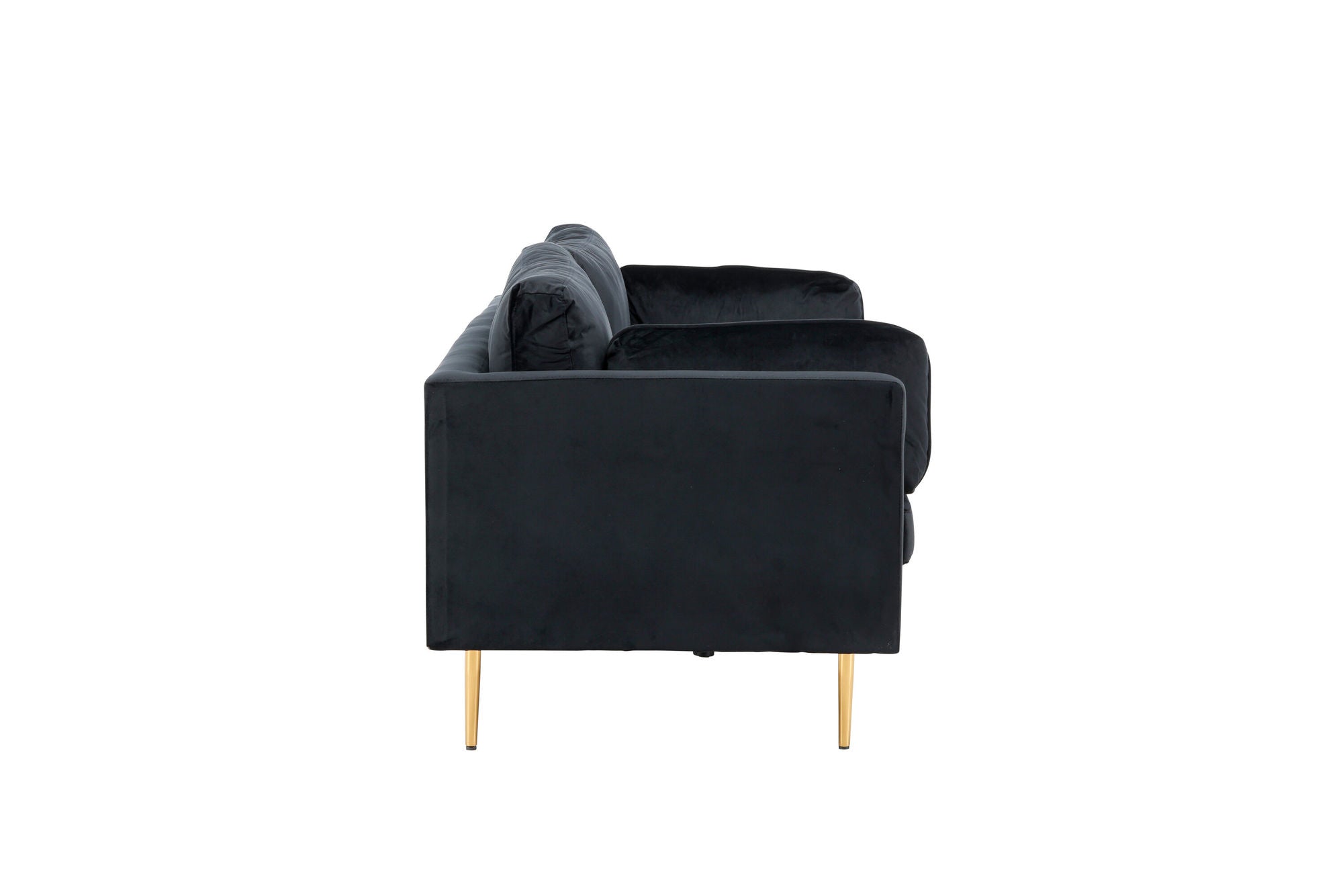 Venture Home Boom - 3 seat sofa Velvet - Black