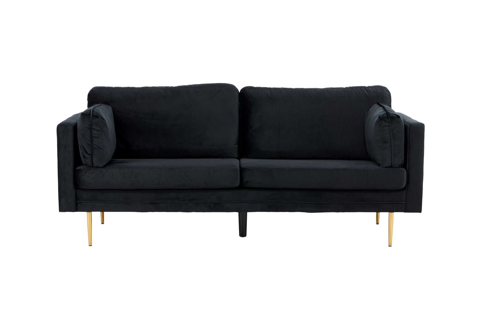Venture Home Boom - 3 seat sofa Velvet - Black