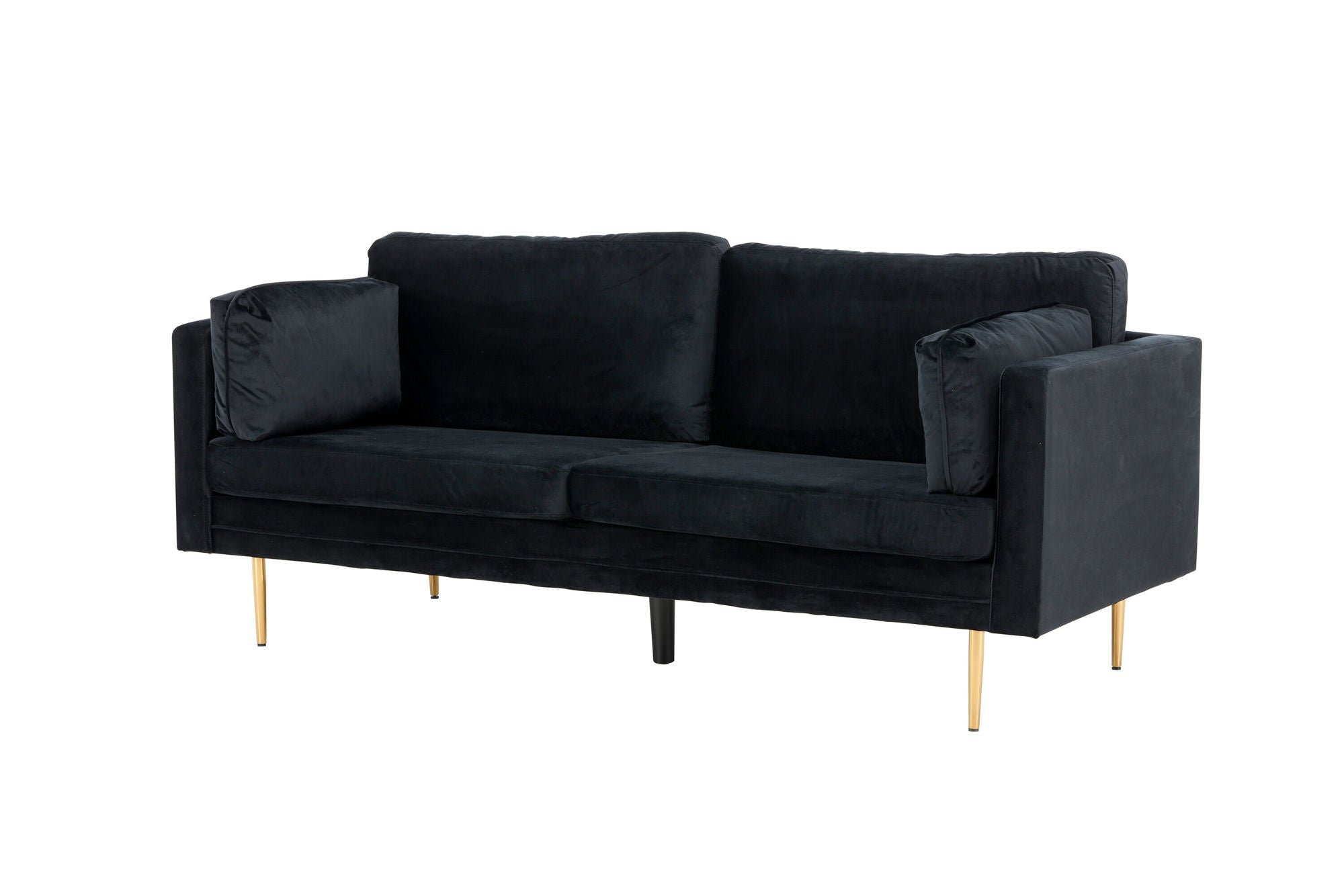 Venture Home Boom - 3 seat sofa Velvet - Black