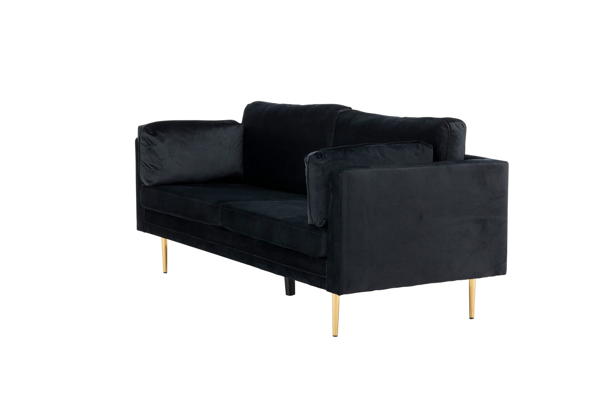 Venture Home Boom - 3 seat sofa Velvet - Black
