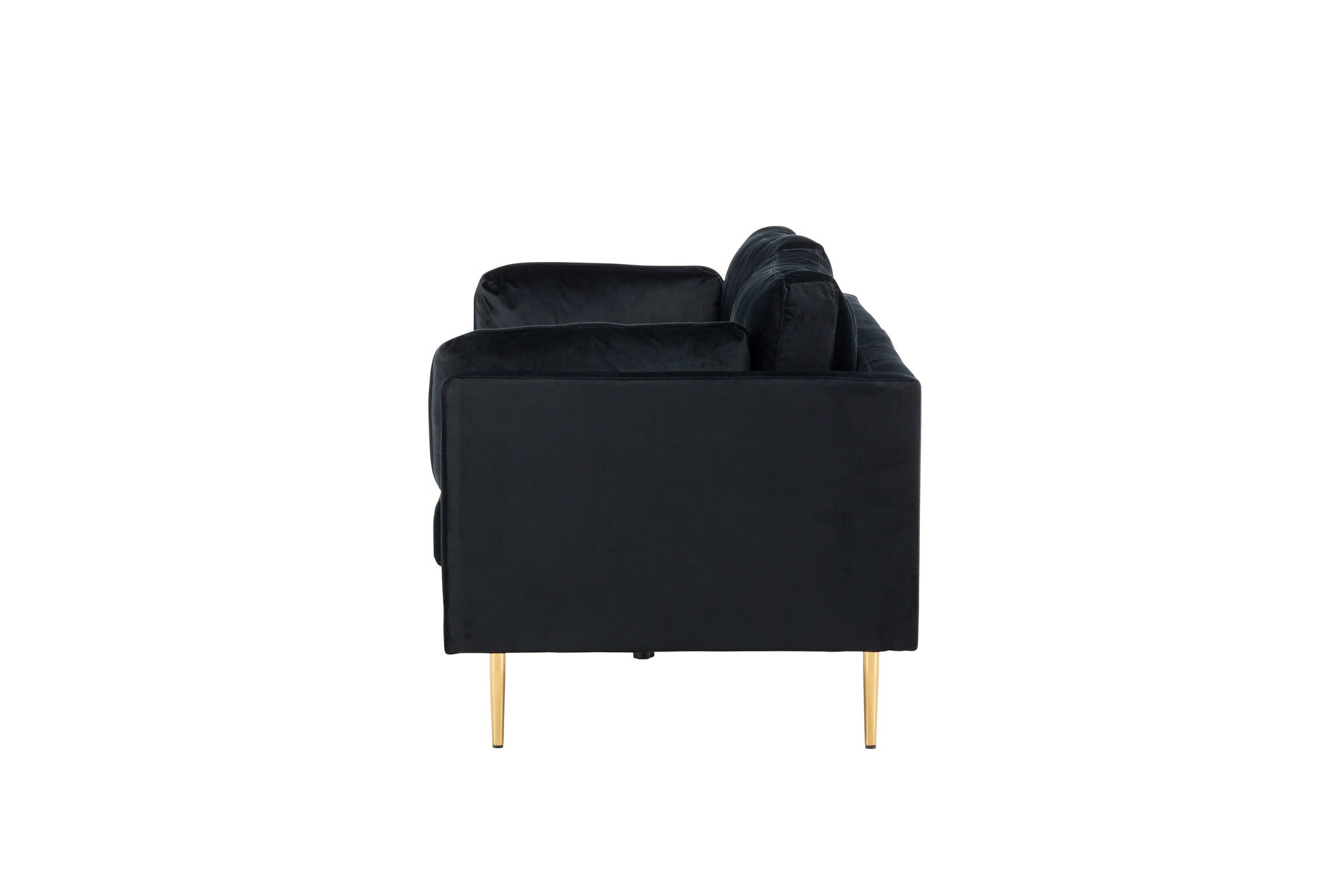 Venture Home Boom - 3 seat sofa Velvet - Black