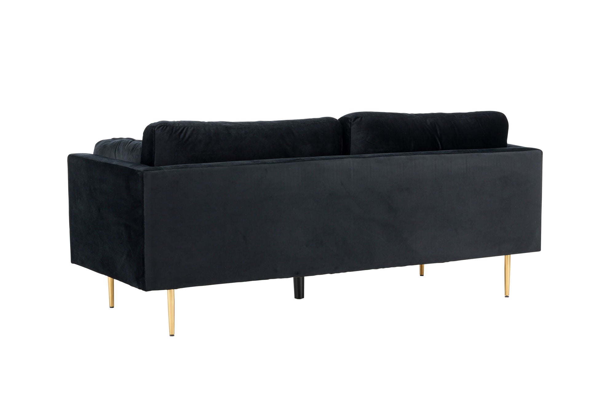 Venture Home Boom - 3 seat sofa Velvet - Black
