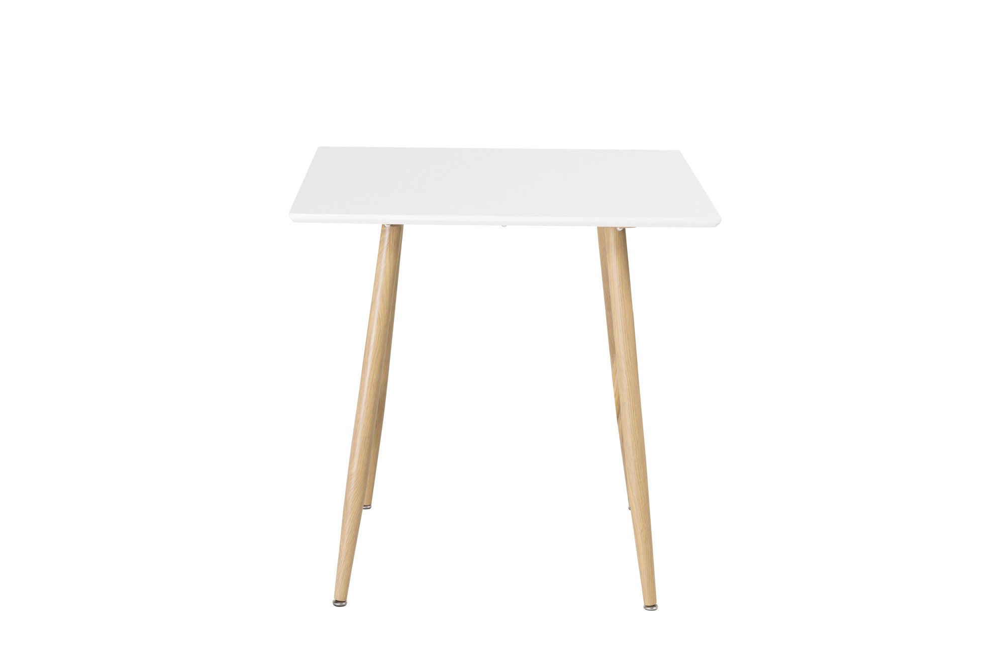 Venture Home Polar dining bord 80*80cm - White /oak-look legs