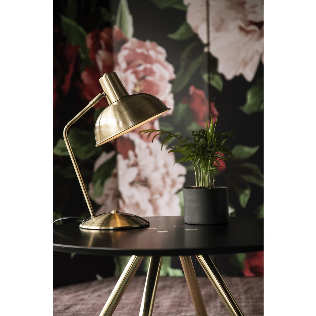 Bordlampe Hood guld