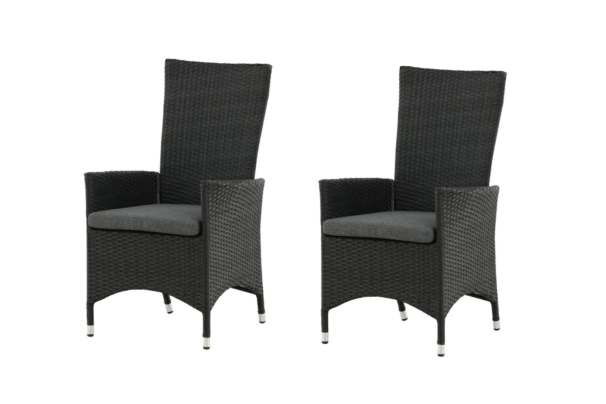 Venture Home Padova stol (Recliner) 2-pack - Black/Grey