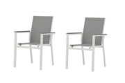 Venture Home Parma stol 2-pack - White/Grey