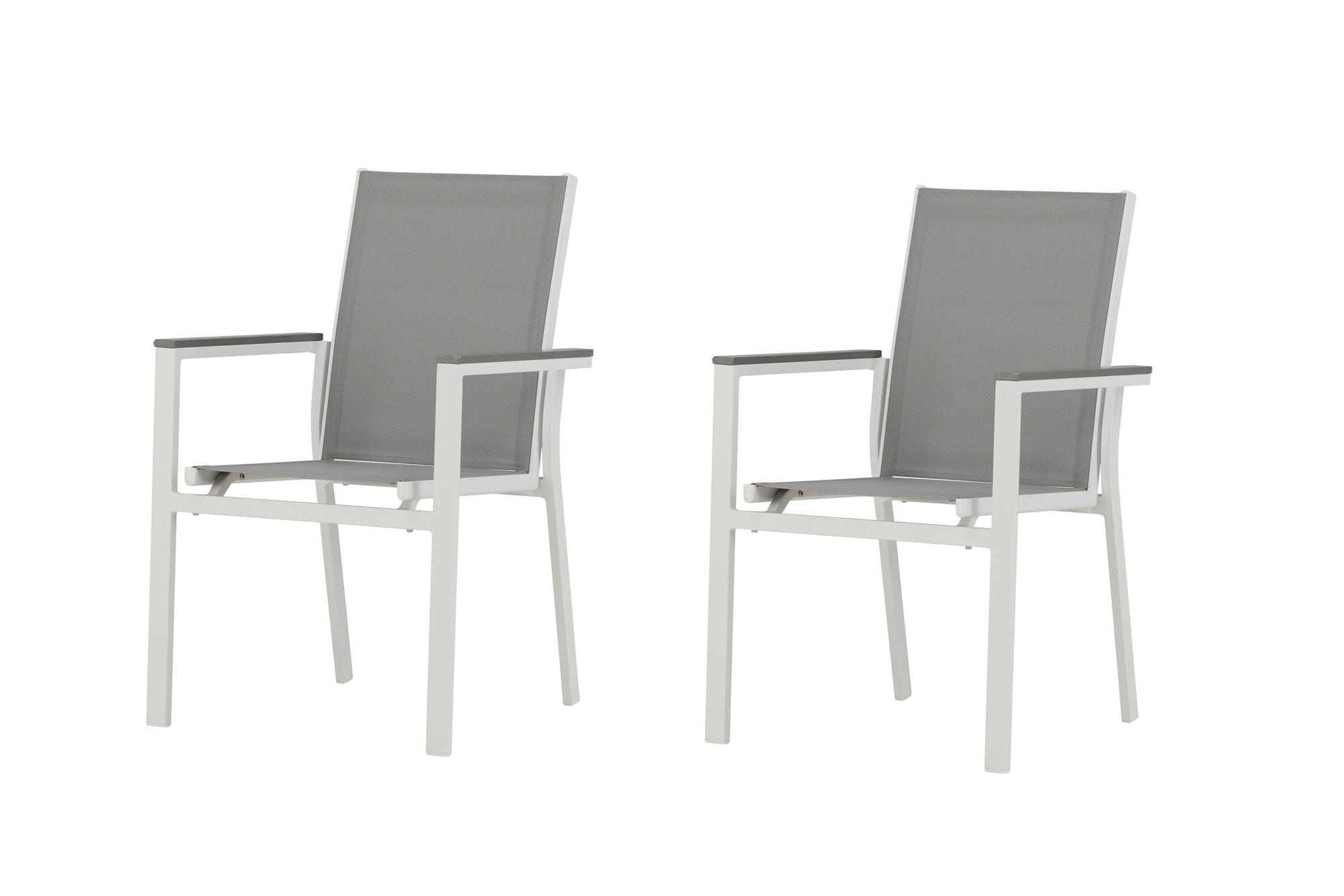 Venture Home Parma stol 2-pack - White/Grey