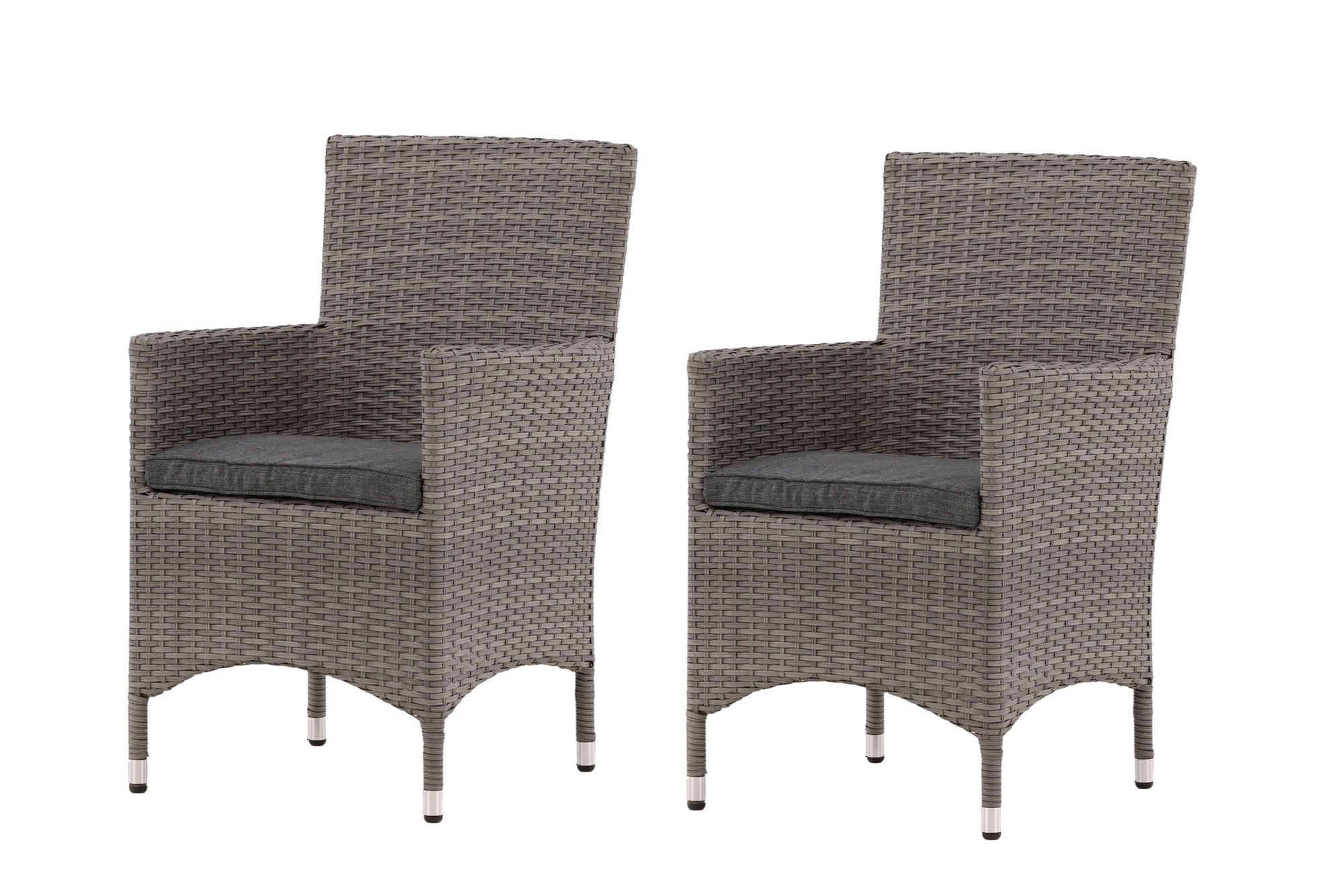 Venture Home Malin Armchair 2-pack - Grey/Grey