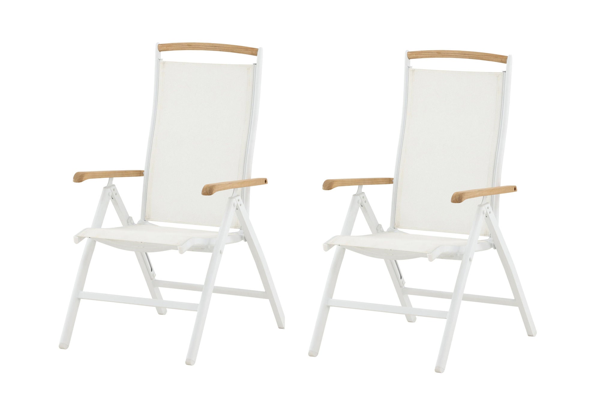 Venture Home Panama 5:pos stol 2-pack - White/Teak