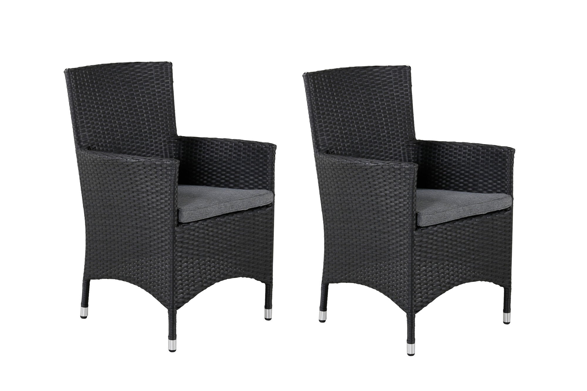 Venture Home Malin Armchair 2-pack - Black/Grey