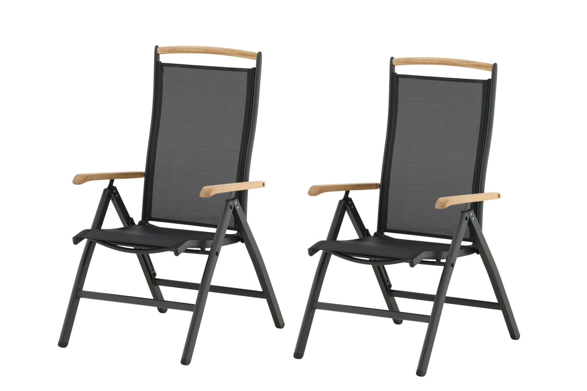 Venture Home Panama 5:pos stol 2-pack - Black/Black