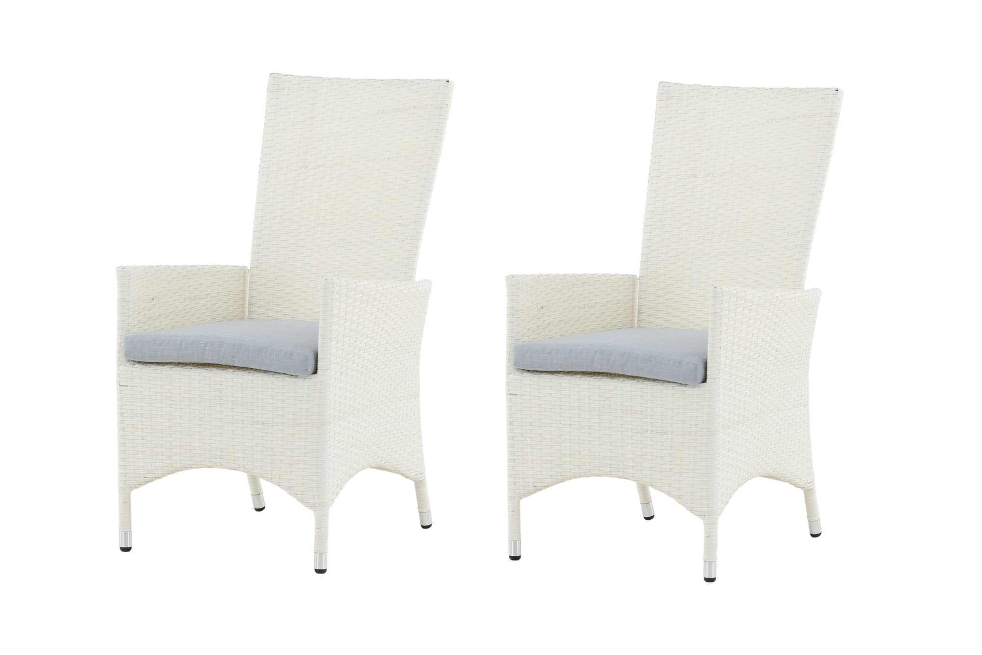 Venture Home Padova stol (Recliner) 2-pack - White/Grey