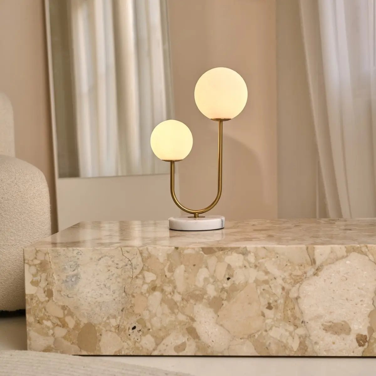 Giorgia marmor bordlampe