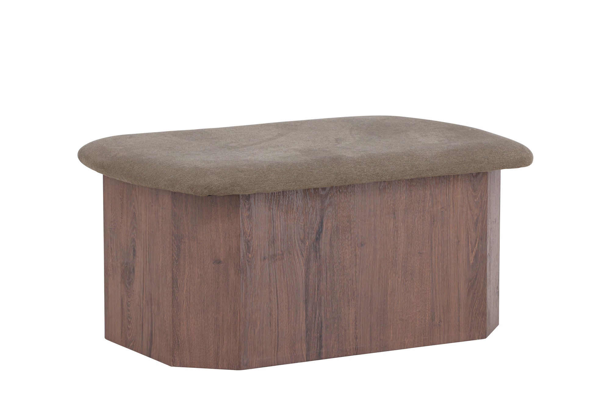 Venture Home Todd Ottoman - Mocca/ Brown