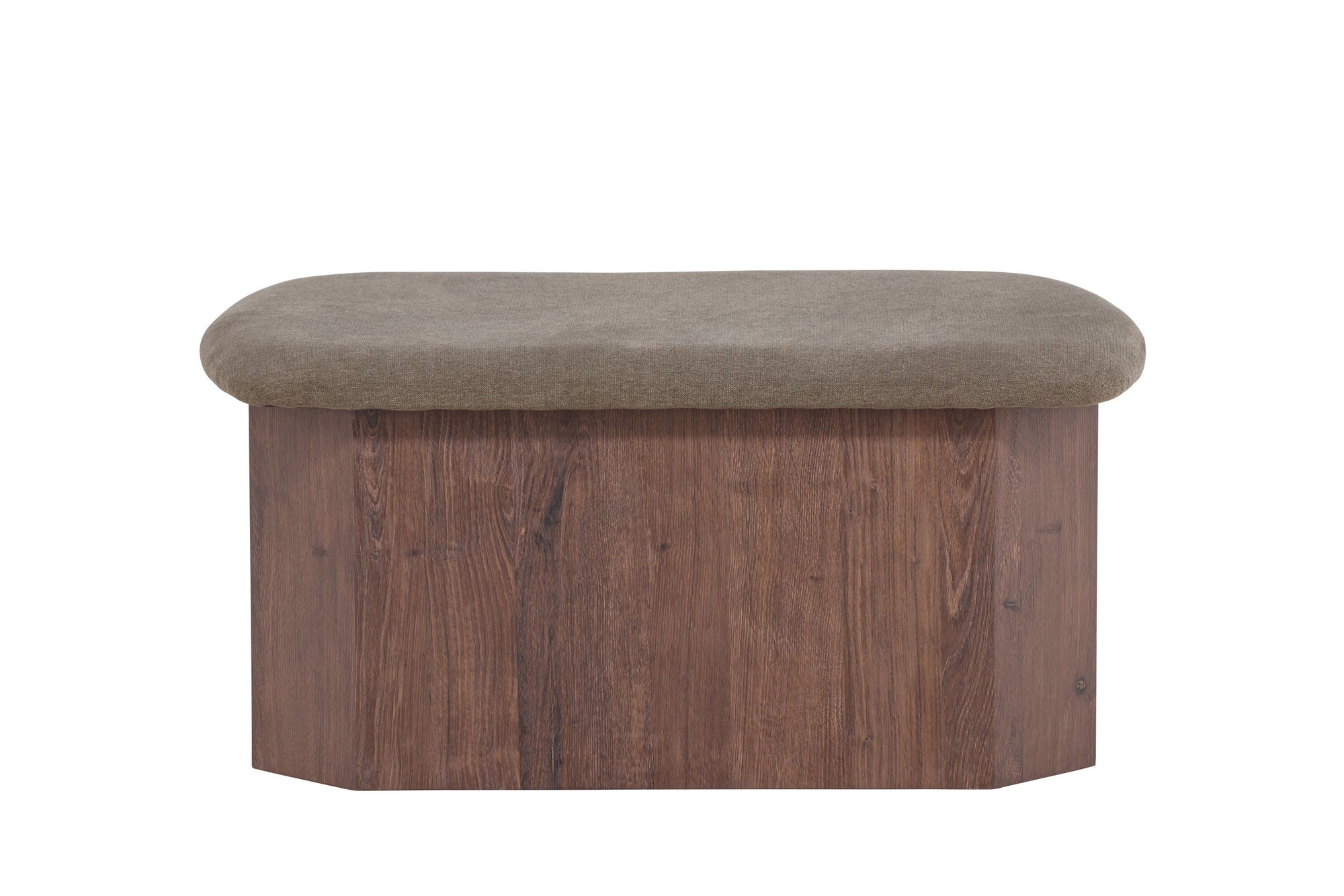Venture Home Todd Ottoman - Mocca/ Brown