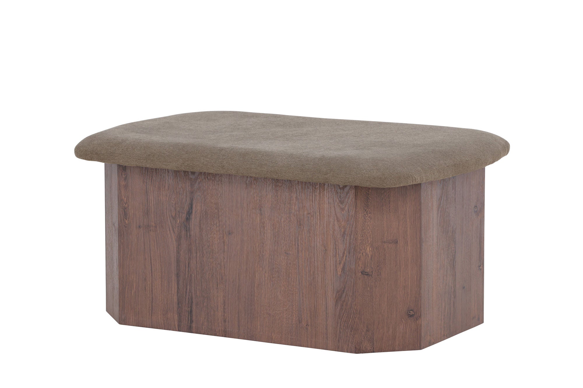 Venture Home Todd Ottoman - Mocca/ Brown